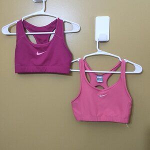 Lot of Two Ladies Nike Sports Bras Size S